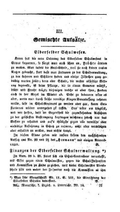 Elberfelder Schulwesen