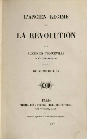 L'ancien régime et la révolution