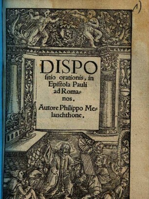 Dispositio orationis, in Epistola Pauli ad Romanos