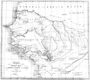 Charte zu Mollien's Reise an die Quellen des Senegal und des Gambia