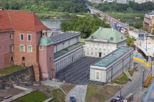 Palast unter dem Blechdach, Warschau, Polen