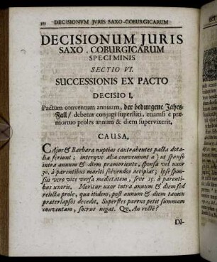 Sectio VI. Successionis Ex Pacto.
