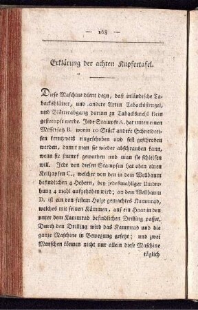 Erklärung der achten Kupfertafel.