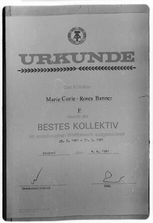 "30 Jahre Wettbewerb" im Friedensstahl