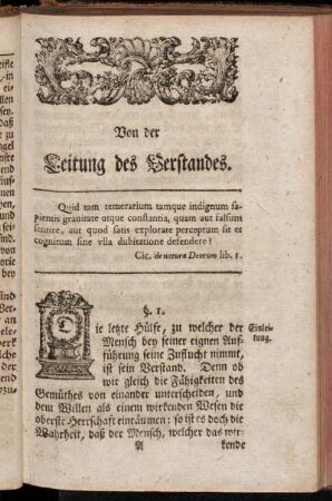 [Johann Lockes Anleitung des menschlichen Verstandes zur Erkäntniß der Wahrheit.]