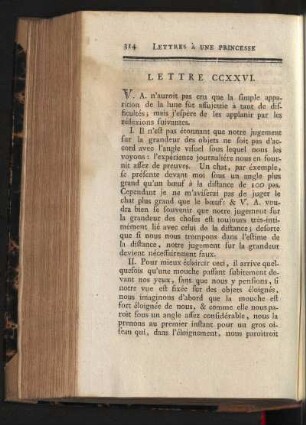 Lettre CCXXVI-CCXXX