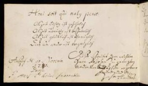 Zahn [Oboist]. Ansbach, 10.11.1740.