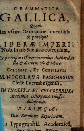 Grammatica gallica