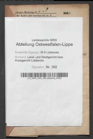 Erblasser: Fischer, Wilhelm; Erblasser: Fischer, Charlotte Wilhelmine, geb. Rümke: