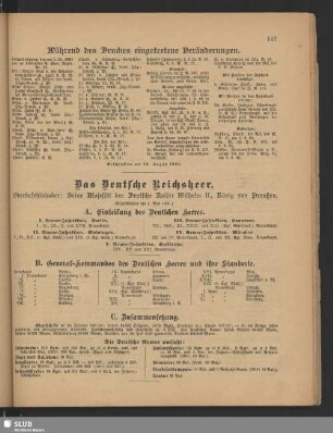 Das Deutsche Reichsheer
