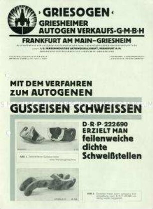 Autogenes Gußeisen-Schweißen