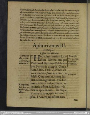 Aphorismus III.