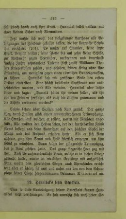 99. Hannibal's letzte Schicksale