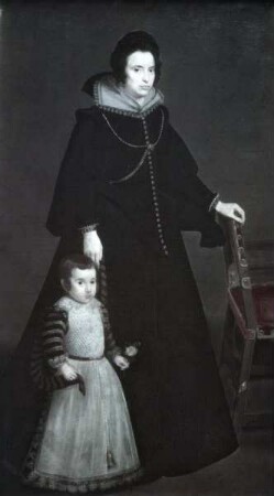 Doña Antonia de Ipeñarrieta y Galdos und ihr Sohn Luis
