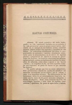 Algunas costumbres.