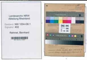 Entnazifizierung Bernhard Rehmet , geb. 10.12.1903 (Arbeiter)