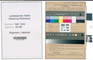 Entnazifizierung Heinrich Rogmann , geb. 22.01.1891 (Schreiner)