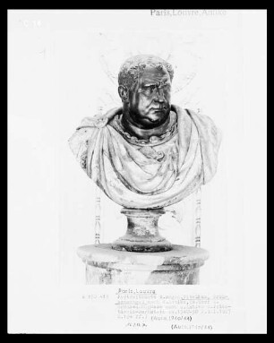 Büste des Vitellius nach antikem Vorbild