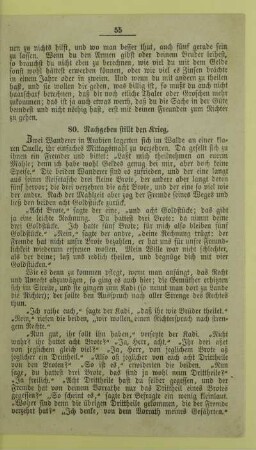 80. Nachgeben stillt den Krieg