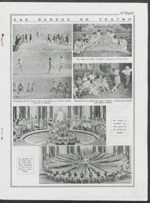 Las danzas de teatro