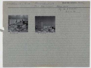 Haus des Lehrers mit Kongresshalle. Berlin, Mitte, Alexanderplatz/Alexanderstraße/Grunerstraße