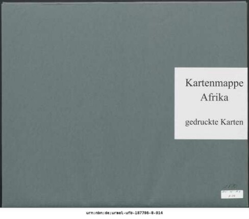Ostafrika zwischen Äquator und Sambesi, Deutsch-Ostafrika : 1890 : Kartensammlung