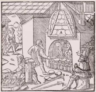 Agricola, Hüttenwesen, 1556