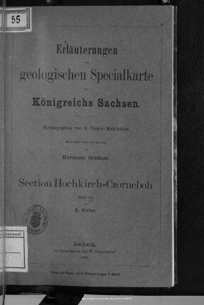 55: Section Hochkirch-Czorneboh : Blatt 55