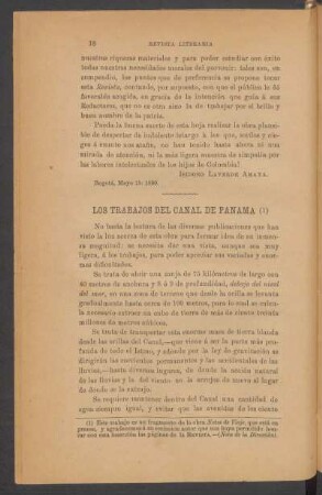 Los trabajos del Canal de Panamá