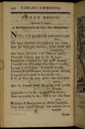 Fable XXVIII. Philémon & Baucis. - Fable XXIX. Les Filles de Minée.