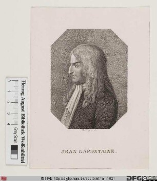 Bildnis Jean de Lafontaine