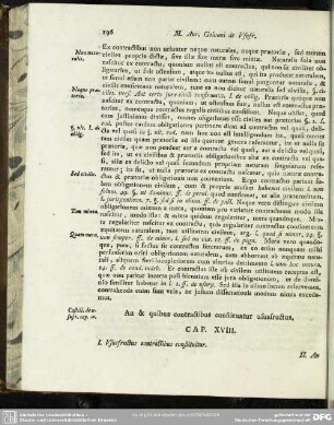 An & quibus contractibus constituatur ususfructus. Cap. XVIII