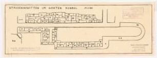 Garten Kunkel, Schönau/Katzbach: Pflanzplan Staudenrabatten 1:100