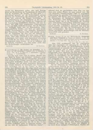 534-535 [Rezension] Strack, Hermann L., Kommentar zum Neuen Testament aus Talmud und Midrasch. 2. Bd