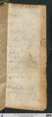 Handschriftlicher Vermerk.