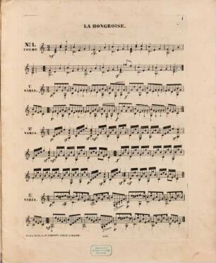 6 airs variés d'une exécution brillante et facile : op. 18