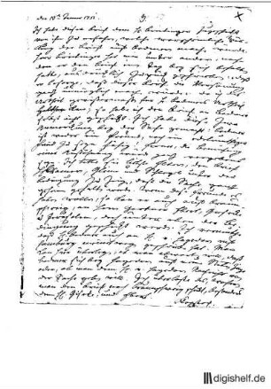 79: Brief von Friedrich Gottlieb Klopstock an Gottlieb Heinrich Klopstock und Anna Maria (die Eltern) Klopstock