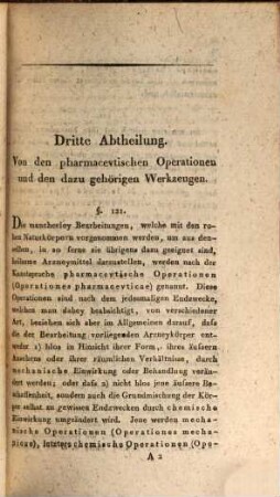 Taschenbuch der Pharmacie für Ärzte und Apotheker. 2,1