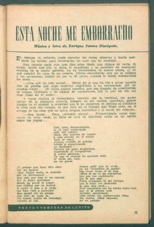 Esta noche de emborracho