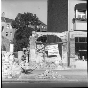 Negativ: Gelände, Hauptstraße 75, 1952