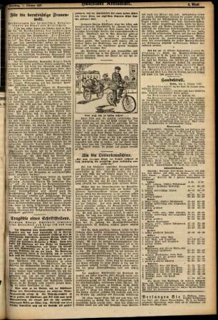 Zweite Ausgabe vom Dienstag, den 11. Oktober 1927.