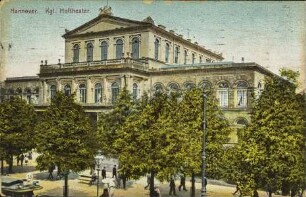 Hannover. Kgl. Hoftheater.