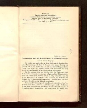 Bemerkungen über die Höhlenbildung im Schamfugenknorpel