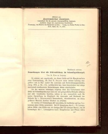 Bemerkungen über die Höhlenbildung im Schamfugenknorpel