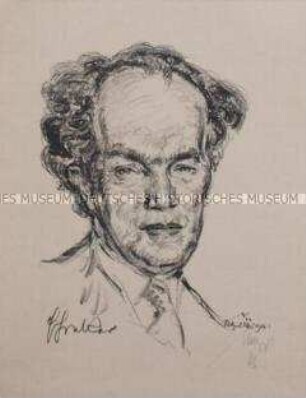Bildnis des Musikers Franz Schreker