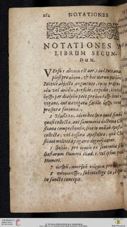 Notationes in librum secundum
