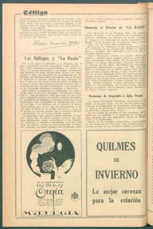 Homenaje de despedidia a Julio Prieto