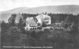 Bärenfels. Diakonissenheim. Gartenansicht