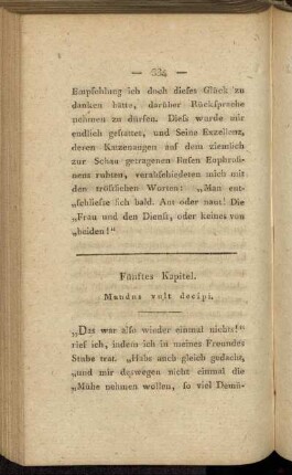 Fünftes Kapitel. Mundus vult decipi.