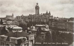 Leipzig: Blick nach dem neuen Rathaus